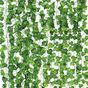 14 Pack 98 Feet Fake Ivy Leaves Artificial Garland Greenery Hanging Plant Vine